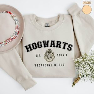 Hogwarts Wizarding World Sweatshirt, Magical Wizard Crewneck Sweatshirt, Harry Potter Sweatshirt, Witch Shirt, Wizard Book Lover Pullover