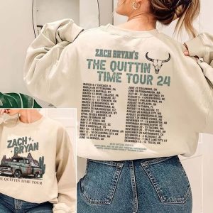 Vintage Zach Bryan The Quittin Time Tour 2024 Shirt,The Quittin Time Tour Retro Sweatshirt,Country Music Comfort Colors shirt,Who Grows Flowers