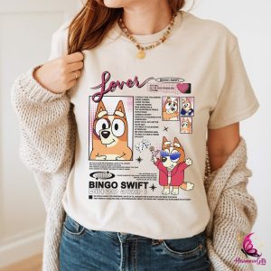 Bluey Lover Eras Tour Shirt, Bluey Family Shirt, Bluey Cartoon Shirt, Bluey Birthday Party Shirt, Bluey Heeler Shirt, Eras Tour