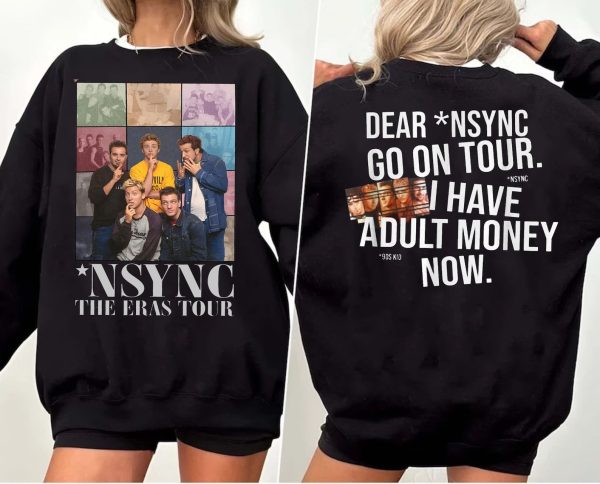 Vintage NSYNC Shirt,NSYNC Fan Gift,90s Boy Band Sweatshirt,Nsync Eras ,Music tour 2024 shirt,Gift For Fans