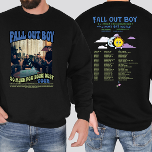 Fall Out Boy Tour 2024 T-Shirt, Fall Out Boy Band Shirt, So Much For 2our Dust Tour 2024 Shirt,