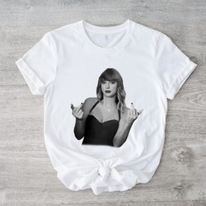 Taylor Swift Middle Finger Shirt,Swift Merch Hoodie, TS Eras Tour Shirt, Gift for her, Retro,