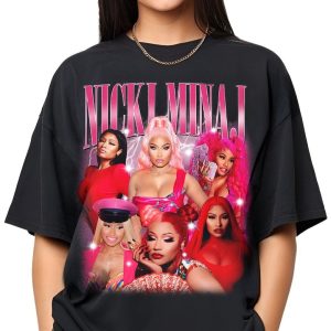 Nicki minaj tshirt, Nicki minaj concert tshirt, nicki Minaj Gift, Rapper Homage Graphic Shirt, Unisex T-shirt, Crew Shirt, Gift for Fan