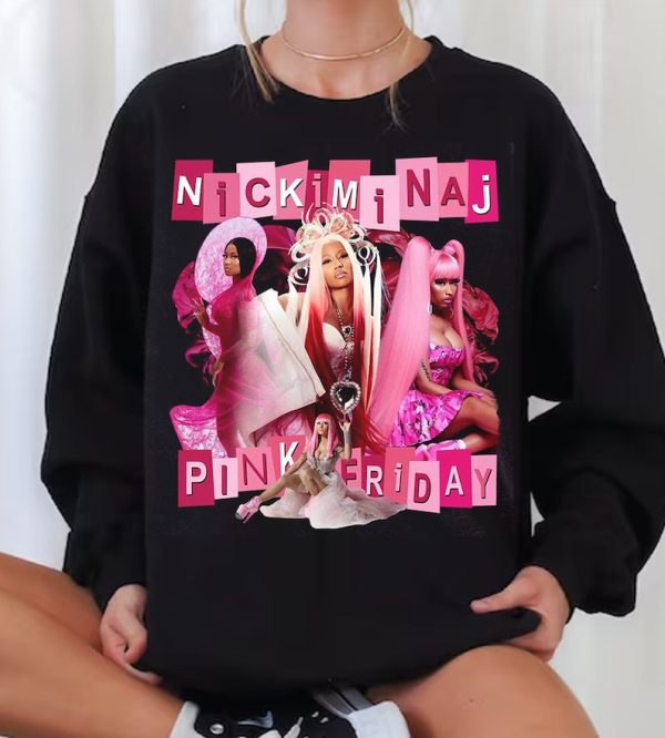 Limited Nicki Minaj Vintage Shirt, Pink Friday Tribute, Music Concert 2024,