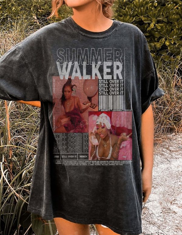 Vintage Summer Walker T-Shirt, Summer Walker 90s Retro Design Graphic Tee, Still Over It – Summer Walker TShirt,