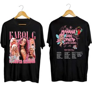 Karol G Gift for men women unisex tshirt, Karol G Tracklist Graphic Shirt, Bichota Season tshirt, Manana sera Bonito Album Shirt