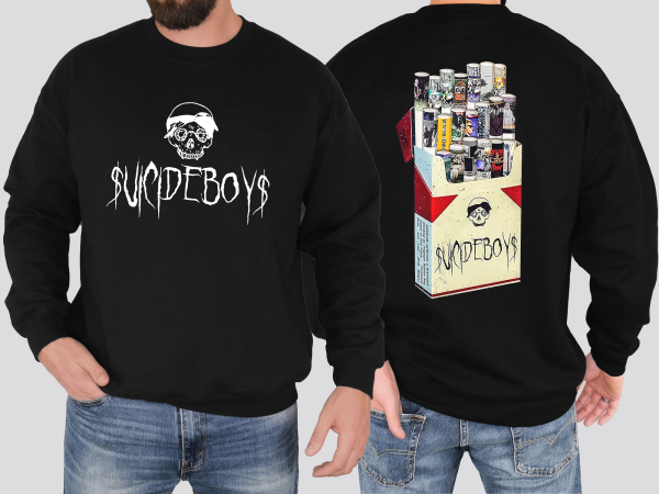 Suicide Boys Torn Book 2 Side T Shirt, Vintage Suicideboys Cigarette Album Sweatshirt,