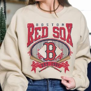 Boston Baseball Sweatshirt | Vintage Style Boston Baseball Crewneck Sweatshirt | Boston EST 1901 Sweatshirt | Game Day