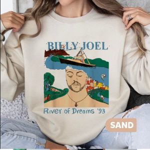 Billy Joel River Of Dreams Tour Shirt, Music Lover Gift Shirt, Music T-Shirt, Band Shirt