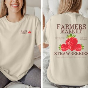 Strawberry Shirt Farmers Market Strawberries Fruit Shirt