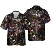 Lightning McQueen Doc Hudson Summer Hawaiian, Car Aloha Shirt, Car Pixar Hawaiian Button Downs Shirt,