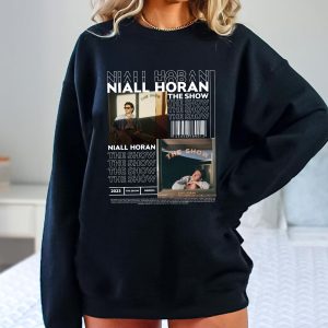 Vintage Niall Horan Crewneck T-Shirt, The Show Tour 2024 Sweatshirt, The Show Album 90s Tee “