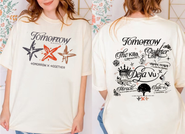 TomorrowxTogether Tomorrow Tracklist Shirt, T.XT Tomorrow Minisode 3 Shirt, T.xt Tour Act Promise Shirt, TX.T DejaVu