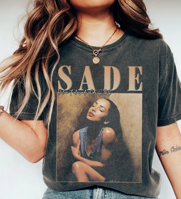 Sade Shirt, Sade Tour Shirt, Sade Concert Tshirt, Sade Adu Shirt, Sade Pop Music Fans shirt, Gifts for Men Women Unisex Tee