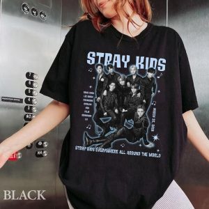 Stray Kids Shirt, SKZOO Characters Sweatshirt, Stray Kids World Tour 2024 Shirt, Bang Chan shirt, Han, Changbin, Hyunjins