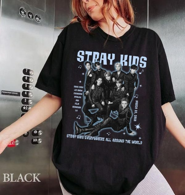 Stray Kids Shirt, SKZOO Characters Sweatshirt, Stray Kids World Tour 2024 Shirt, Bang Chan shirt, Han, Changbin, Hyunjins