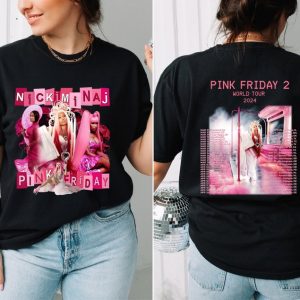 Limited Nicki Minaj Pink Friday 2 Tour Vintage Shirt,Retro Nicki Minaj World Shirt,Pink Friday 2 Sweatshirt,Gag City Shirt,Gift For Fans