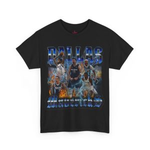 Dallas Mavericks vintage 90s t-shirt playoff basket ball starting 5 homage to the city of Dallas