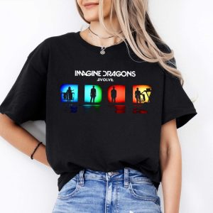 Vintage Imagine Dragons Evolve Shirt, Imagine Dragons T-Shirt, Imagine Dragons 2024 Tour Merch Shirt, Music Tour Merch, Shirt For Fan