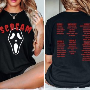 Scream Horror Film Club TShirt, Horror Movie Gift, Spooky Season t-shirt Horror ghost Thriller shirt, Scream Vintage Halloween tee shirt