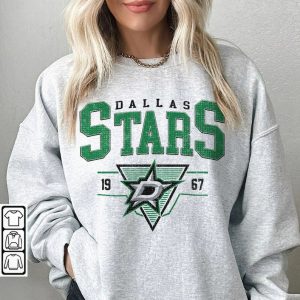 Vintage 90s Dallas Stars Shirt, Crewneck Dallas Stars Sweatshirt, Jersey Hockey Gift