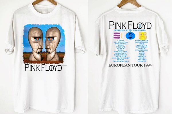 Pink Floyd – Division Bell European Tour 1994 T-Shirt, Pink Floyd European Tour ’94 T-Shirt, Pink Floyd Band Shirt, Vtg Rock Music Shirt