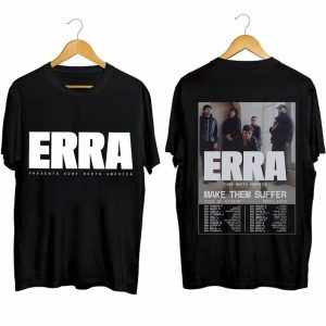 Erra Cure 2024 North American Tour Shirt, Erra Band Fan Shirt, Erra 2024 Concert Shirt, Cure North American Concert 2024 Shirt