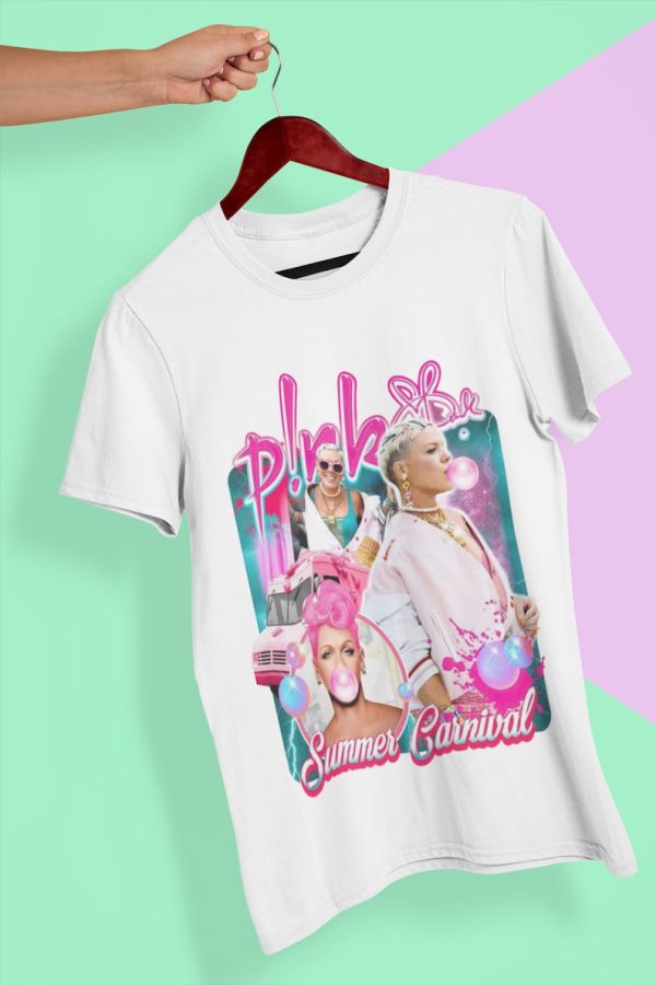 P!nk Carnival Summer Tour Uk 2024 T Shirt