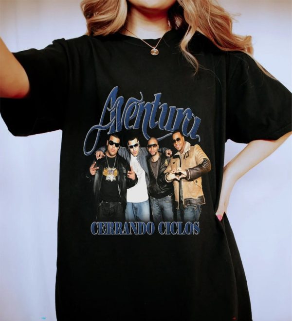 2024 Aventura Tour Shirt, Aventura Bachata Graphic Unisex tShirt, Cerrando Ciclos T-shirt, Romeo Santos Shirt, Aventura Concert Group Shirt