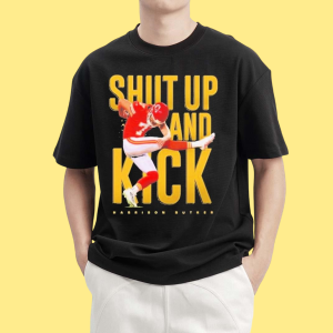 Official Kansas City Chiefs Harrison Butker Shut Up And Kick Shirt, hoodie, sweatshirt