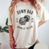 DOWN BAD crying at the gym t shirt – swiftie apparel – the tortured poets department apparel – comfort colors 1717