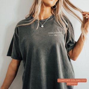 DOWN BAD crying at the gym t shirt – swiftie apparel – the tortured poets department apparel – comfort colors 1717