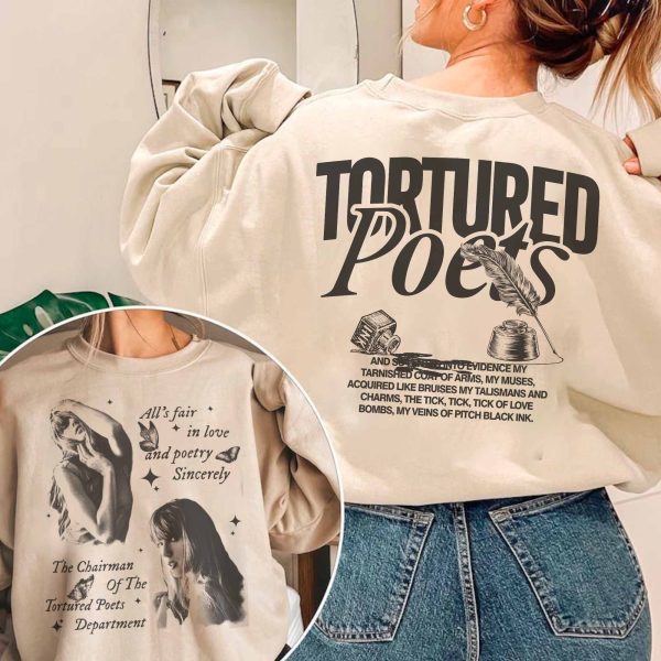 Tortured Poet’s 2024  T-shirt, Ts Fan Oversized Pocket Shirt, Pop Music New Album Shirt, ForTs Gifts Shirt, TTPD Album A0089