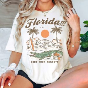 Florida Vintage Graphic Shirt, Bury Your Regrets Shirt, Florida Shirt, Vintage Florida Tee, Tour Shirt, Music Department Tee,New Album Merch