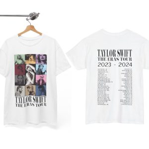 Taylor Swift Eras Tour 2 Shirt, Double-Sided Eras Tour II 2024 World Cities TTPD T-Shirt, Swiftie Gift Merch