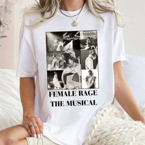 Vintage Taylor Swift Female Rage The Musical T Shirt, The Eras Tour Shirt