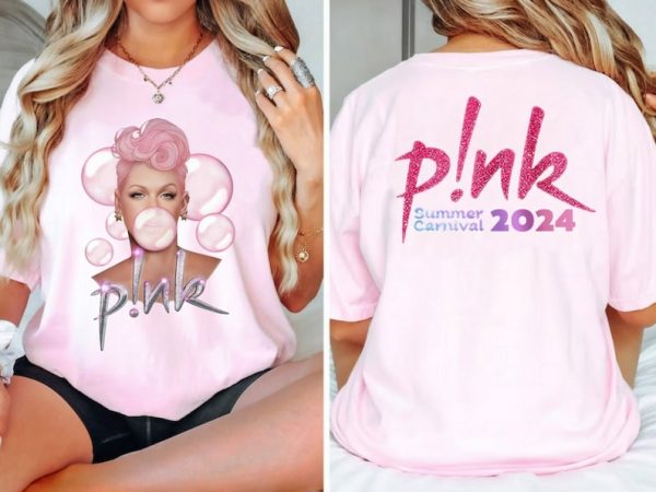 P!nk Pink Singer Summer Carnival 2024 Tour Shirt,Pink Fan Lovers Shirt,Music Tour 2024 Shirt,Trustfall Album Shirt,Concert 2024 P!nk shirt