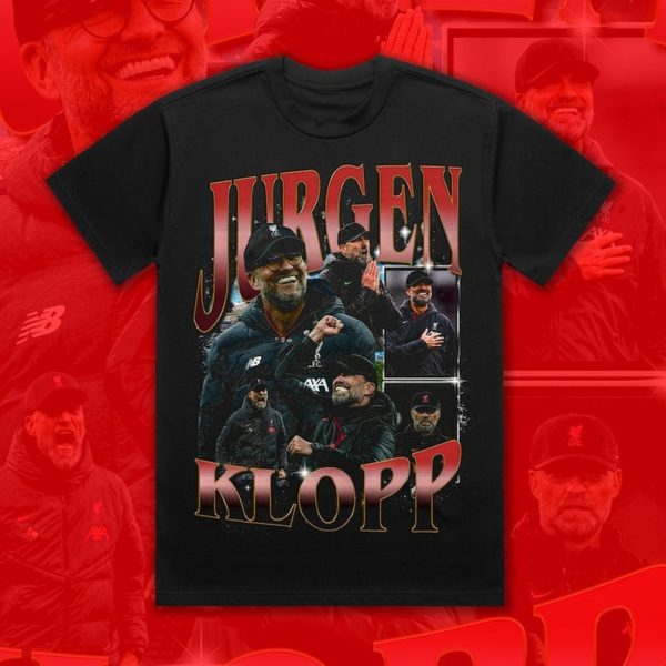 Bootleg Vintage 90s Style Jurgen Klopp T-Shirt Liverpool