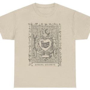 Hozier Unreal Unearth T-Shirt- Hozier Merch- Vintage Band Tee- Gothic Angels Floral Fairy Shirt- Fairycore- Unisex Heavy