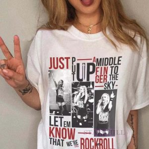 Rock and Roll Avril Lavigne T-shirt, Music Fan Shirt, Retro Pop Punk Tee, 2024 Greatest Hits Tour Unisex Tshirt