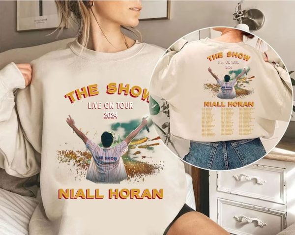 Niall Horan Tshirt, Niall Horan Sweatshirt, Niall Horan Hoodie, The Show Album Track List Shirt, Niall Horan Music Tour Sweatshirt “