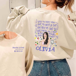 Olivia Rodrigo Guts Comfort Color Sweatshirt, Guts Tour 2024 Hoodie, GUTS world tour 2024 Shirt, Olivia Rodrigo Album GUTS Sweatshirt