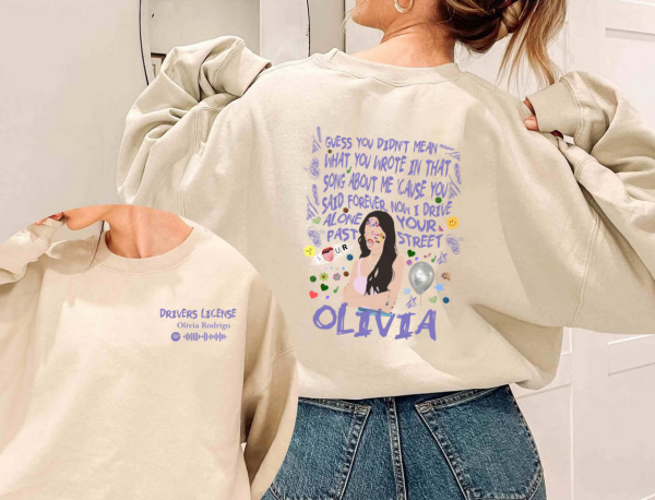 Olivia Rodrigo Guts Comfort Color Sweatshirt, Guts Tour 2024 Hoodie, GUTS world tour 2024 Shirt, Olivia Rodrigo Album GUTS Sweatshirt