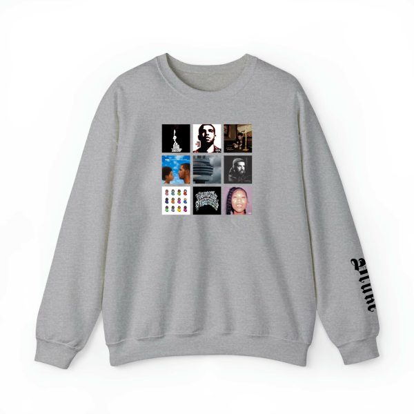 Taylor albums as books watercolour design Unisex Heavy Blend Crewneck Sweatshirt