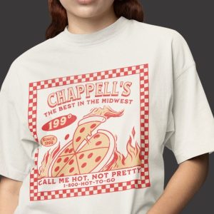 Chappell Roan HOT TO GO! Retro Pizza Graphic – Vintage Style Unisex Jersey Short Sleeve Tee