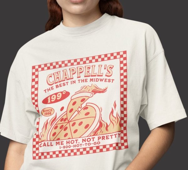 Chappell Roan HOT TO GO! Retro Pizza Graphic – Vintage Style Unisex Jersey Short Sleeve Tee