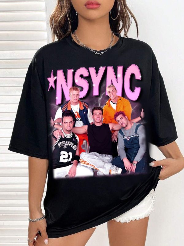 Vintage Nsync Bootleg Graphic T-shirts, Retro Nsync Hoodie, Nsync Gifts, Vintage 90s Shirt, Gift For Women and Man Unisex T-Shirt