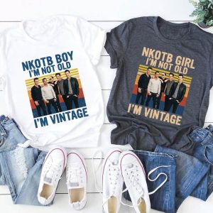 NKOTB Vintage Girl Shirt, NKOTB Vintage Boy Shirt, New Kids On The Block T-shirt, Classic Rock Concert Tee, NKOTB Concert T-shirt