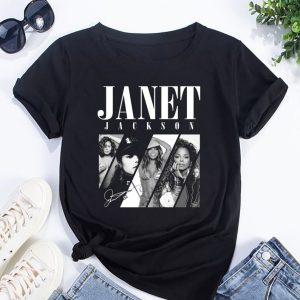 Janet Jackson Signature Shirt, 90s Vintage Janet Jackson Shirt, Janet Jackson Fan Gift Shirt, Janet Jackson Together Again 2024 Tour Shirt