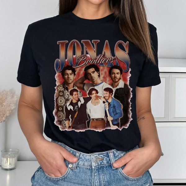 Fan art Jonas Brother Concert Tshirt | Jonas Tee or Jumper in Black | Gifts for Her – FOR KIDS – Kids and Adult Sizes